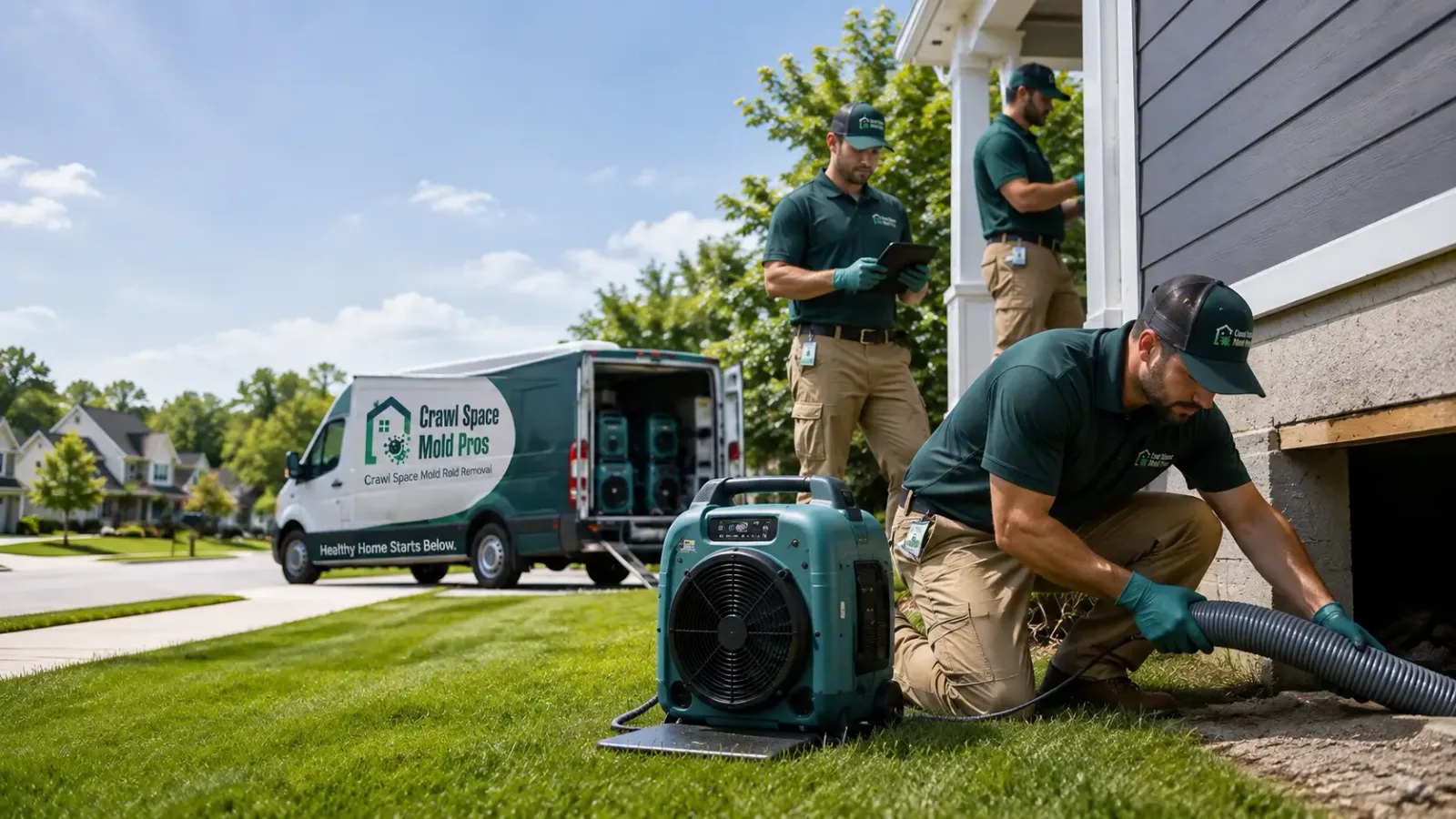 Crawl Space Mold Removal in Mcintire, IA